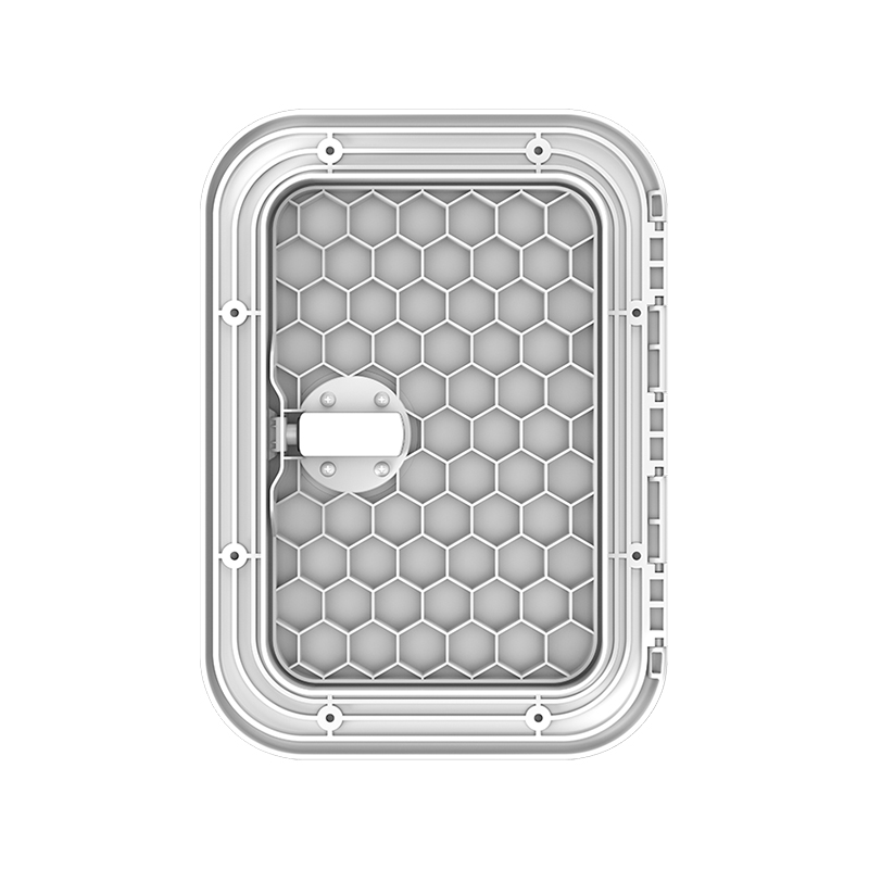 Escotilla de Cubierta SEAFLO Rectangular – Blanca / Negra - Imagen 4