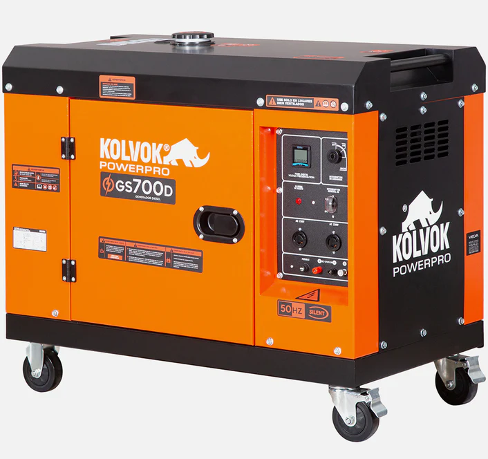 Generador Monofásico GS700D 5 KVA Diésel Kolvok