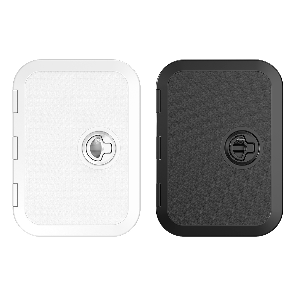 Escotilla de Cubierta SEAFLO Rectangular – Blanca / Negra