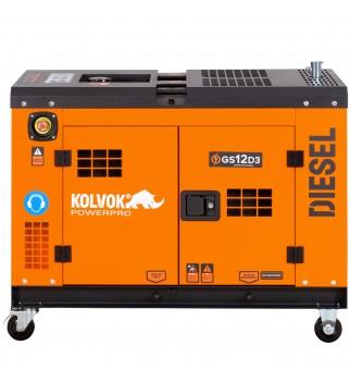 Generador Trifásico GS12D3 11.5KVA Diesel Kolvok